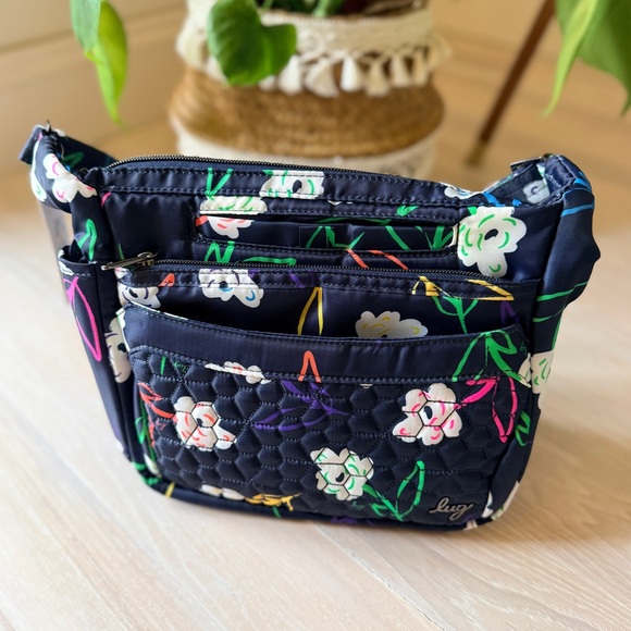 lug Handbags - Lug Flutter Crossbody - Bright Loral